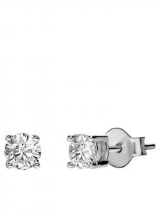 Lucardi Круглые серьги из стерлингового серебра 925 пробы