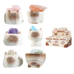 Кристальные котята, милые животные, офисные антистрессы, набор из 6 штук Barbne