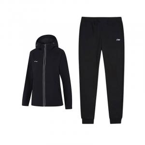 Li Ning Casual Sportswear Women's Li-Ning, черный top+черный pants