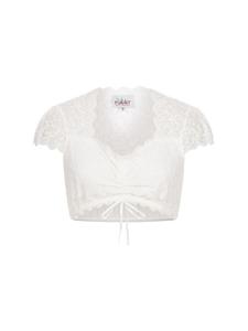 Традиционная блузка Trachtenhof Nübler Dirndlbluse kurzarm Lisaa, Natural White