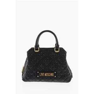 Сумка LOVE из искусственной кожи с золотистыми деталями Moschino, Black