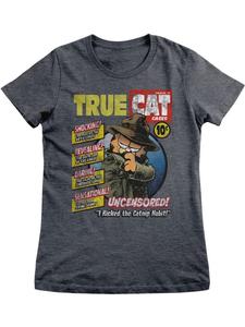 Футболка "True Cat Cases Cover Girly Tee" серого цвета Garfield