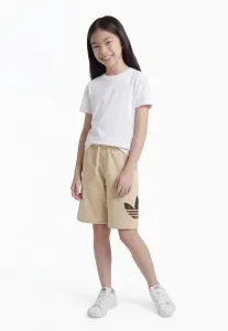 Детские спортивные штаны унисекс с логотипом trefoil Adidas Originals, Stone Khaki/Black