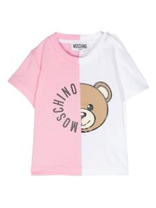 Moschino Kids футболка Teddy Bear, розовый