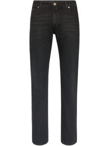 Джинсы с нашивкой-логотипом Billionaire, черный