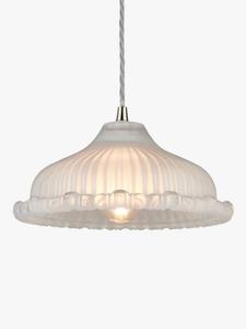 Абажур для потолочного светильника John Lewis Amelie Glass John Lewis ANYDAY, White