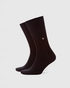 Комплект из двух пар коротких мужских носков Burlington черного цвета, черный