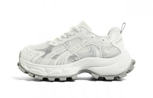 FOREVER 21 Амортизирующие, увеличивающие рост, дышащие, низкие, массивные кроссовки, женские, белые, серые