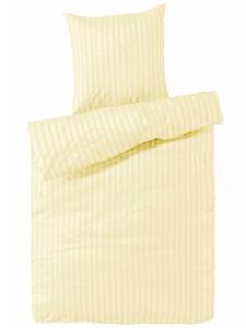 Постельное белье из дамаска кремового цвета Carpe Sonno, 135 x 200 + 80 x 80 см