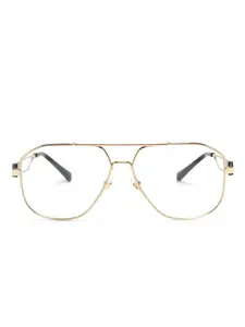 Очки-пилоты с декором Medusa Versace Eyewear, золотой