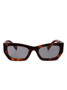 Miu Miu Eyewear tortoiseshell-effect солнцезащитные очки, коричневый