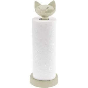 KOZIOL держатель кухонных рулонов «MIAOU», (1 шт.), можно мыть в посудомоечной машине, без меламина, 100 % перерабатываемый продукт, CO2-нейтральное производство, цвет sand