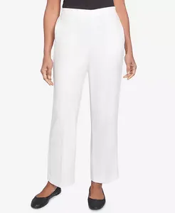 Петит Estate of Mind Estate Брюки средней длины на резинке Alfred Dunner, коричневый/бежевый