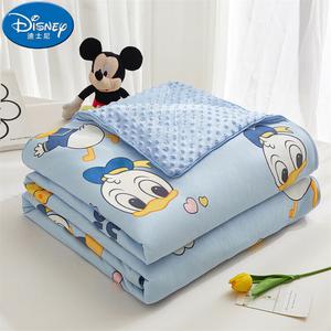 Disney Одеяло летнее 180х200 см, ледяной шелк, стиль Duck-Style Ice Silk Peas