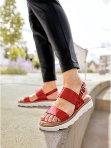 красные сандалии Heine