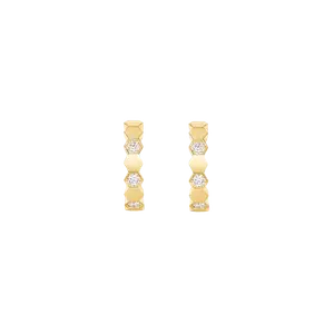 СЕРЬГИ-КОЛЬЦА CHAUMET - BEE MY LOVE ИЗ ЖЕЛТОГО ЗОЛОТА С БРИЛЛИАНТАМИ