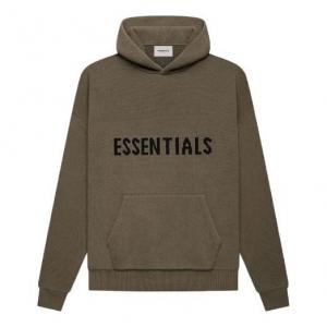 Толстовка fw21 knit pullover logo hoodie 'harvest' Fear Of God Essentials, коричневый
