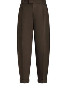 Брюки со складками Dolce & Gabbana, коричневый