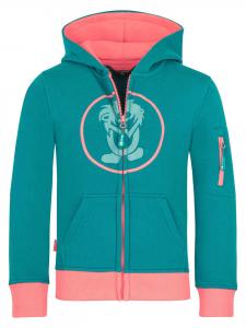 Trollkids Спортивная куртка «Sortland» бирюзового цвета