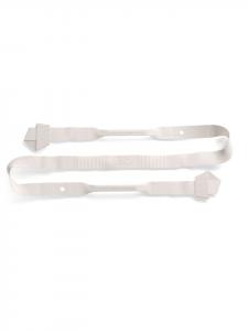 YEAZ Фитнес- и йога-лента FEEL PRO с петлей для крепления, белого цвета