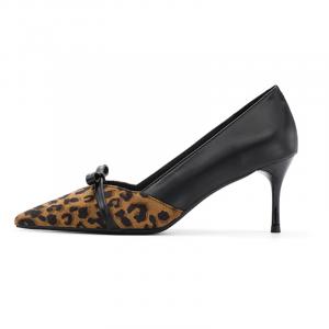 Ainer cat Slim Heel High Heels 7cm женские Ainer-cat, коричневый leopard print