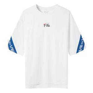 Футболка alphabet logo loose short sleeve white Fila, белый