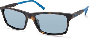 Timberland мужские TBA9268 Polarized прямоугольные солнцезащитные очки, Matte Tortoise