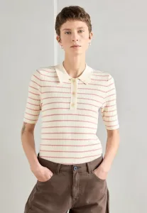 Полосатая рубашка поло Mos Mosh, Peachy