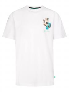 Petrol Industries Футболка 'Sol' в белом цвете