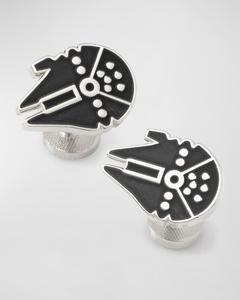 Мужские запонки «Звездные войны» «Тысячелетний сокол» Cufflinks Inc.