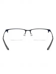 Очки в прямоугольной полуободковой оправе Emporio Armani, черный