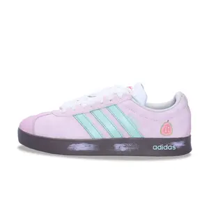 Adidas Neo Кроссовки для скейтбординга VL Court Lifestyle Low Top, унисекс, розово-зеленые