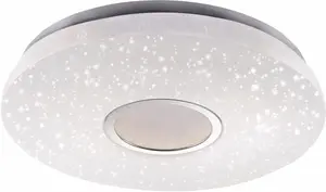 Потолочный светильник Just Light Jonas с эффектом звездного дома, белый