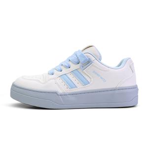 Кеды, скейтборд обувь женская низкая Deerway, белый/синий