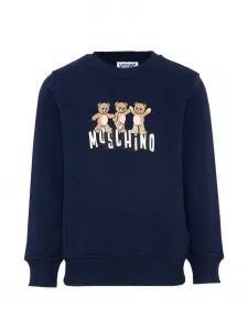 Свитшот "Тедди Беар" Moschino Kids, синий