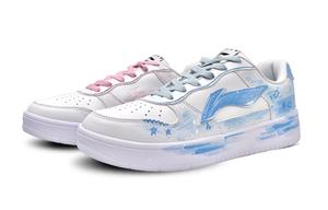 LINING Кроссовки для скейтбординга Pontoon Boats, нескользящие, износостойкие, дышащие, с низким верхом, мужские, цвет синий/розовый, разные цвета