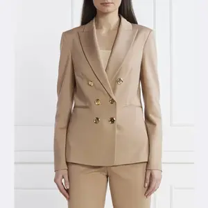 Блейзер стандартного кроя Pinko, коричневый