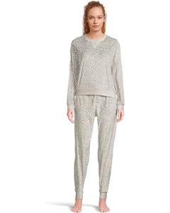 Женский комплект для сна HONEYDEW Simply Cozy Long Set, Snow Leopard