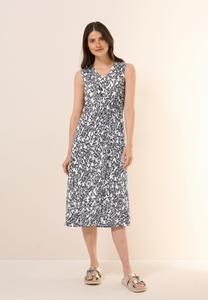 Повседневное платье GEMUSTERTES MIDI Cecil, кремовый