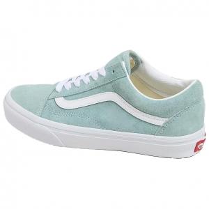 Винтажная футболка Vans Old Skool 'Pig Suede Grey Mist' в сине-белых тонах