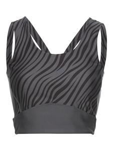 Топ LASCANA ACTIVE Crop, черный