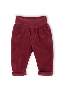 Розовые вельветовые брюки из какаду для младенцев и малышей Sigikid, красный