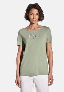 Футболка с принтом Street One, оливковый