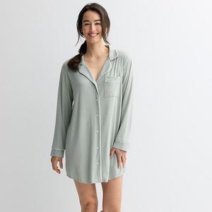 Женская ночная рубашка с V-образным вырезом Sonoma Goods For Life, Iceberg Green