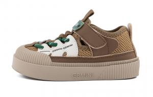 Детские скейтерские кроссовки Pre school EBMINI, коричневый