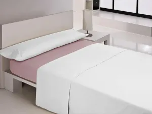 Простыня на резинке MIX COLORS Фиолетовый Двойной размер 135 x 200 + 30 см Happy Home