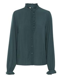 Рубашка Cream Blouse Venea, темно-зеленый