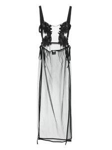Полупрозрачное платье макси Alchemy