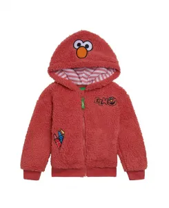 Детский костюмированный худи с молнией для мальчиков Sesame Street, красный