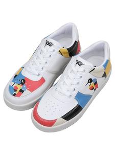 Кроссовки на шнуровке Dogo, белый